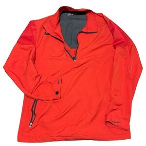 Nike Golf Windbreaker Mens Medium Pullover Wind Top 416283-657 Half Zip
